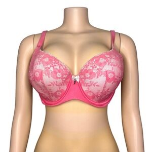 Victoria's Secret Body By Victoria Lined Demi-Buste Double Bra Size 38DD